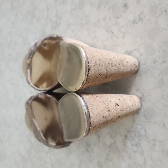 Jimmy Choo Cork Wedge Sandals - Picture 4 of 7